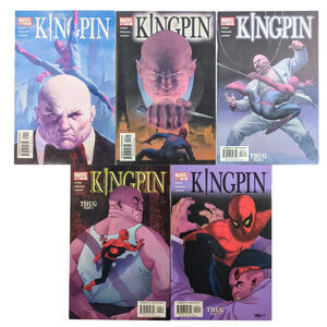 Kingpin 2003 Complete Mini Series Lot 1-5 Spider-Man Villain Marvel Comics NM